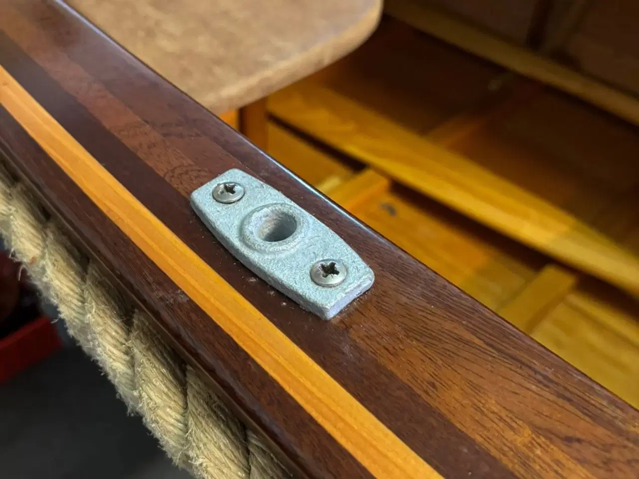 Billede 7 - Smuk og unik træbåd