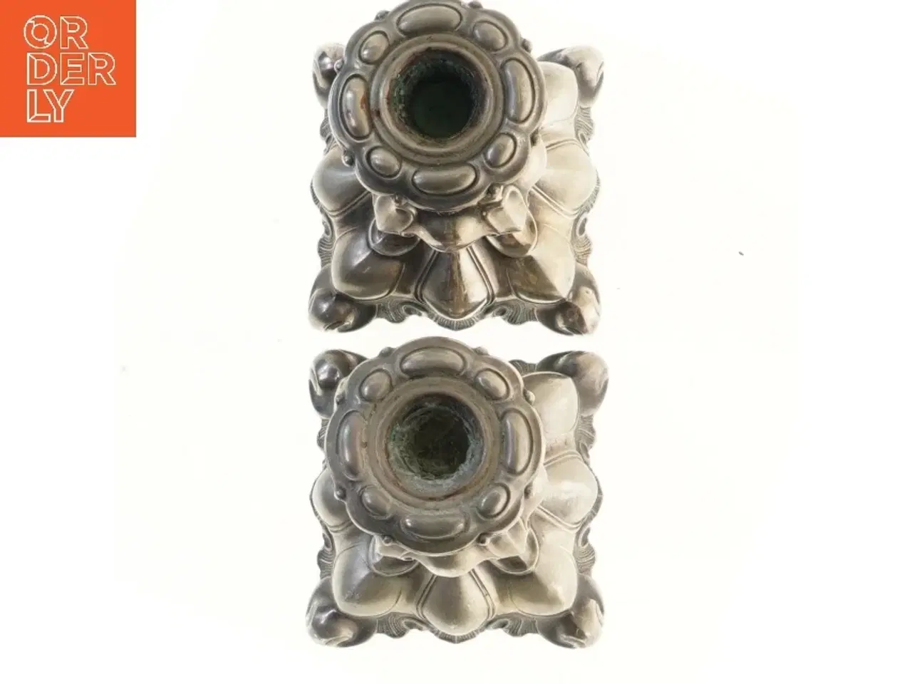 Billede 2 - Vintage lysestager (str. 18 cm)