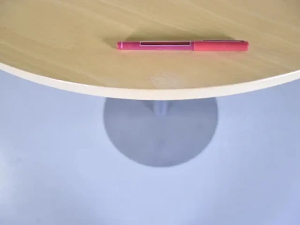 Billede 3 - Højt efg cafébord med rund bøgeplade