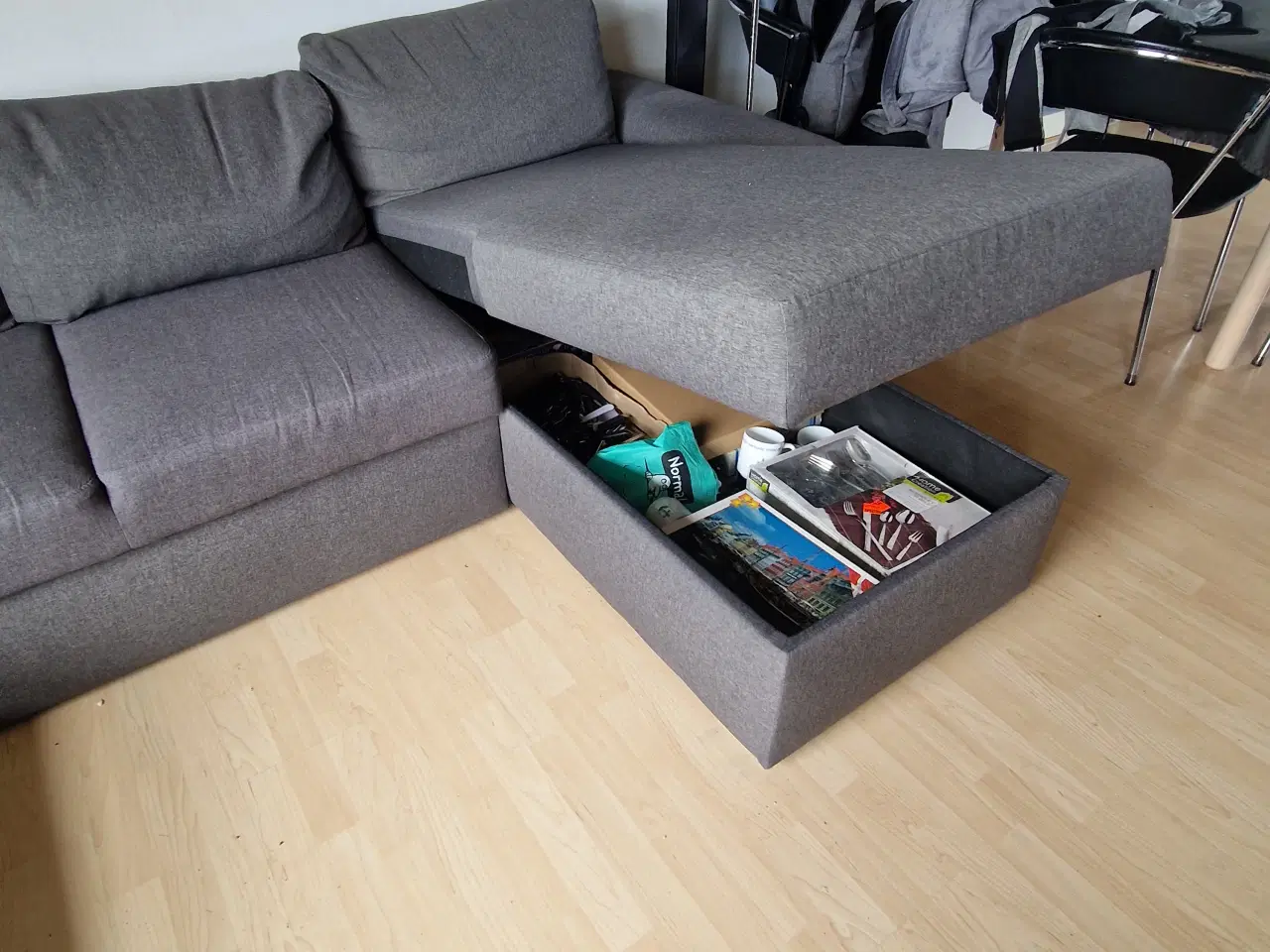 Billede 2 - U-sofa. Med chaiselong