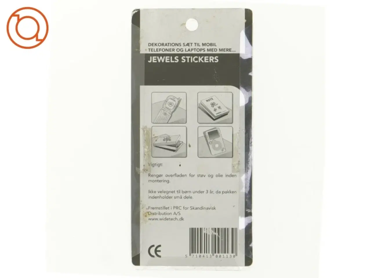 Billede 2 - Simili-sten klistermærker fra Widetech (str. 16 x 7 cm)