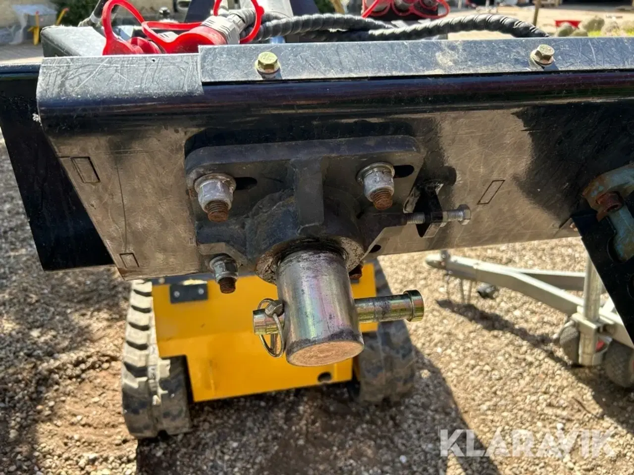 Billede 1 - Pælbor med hydraulisk motor