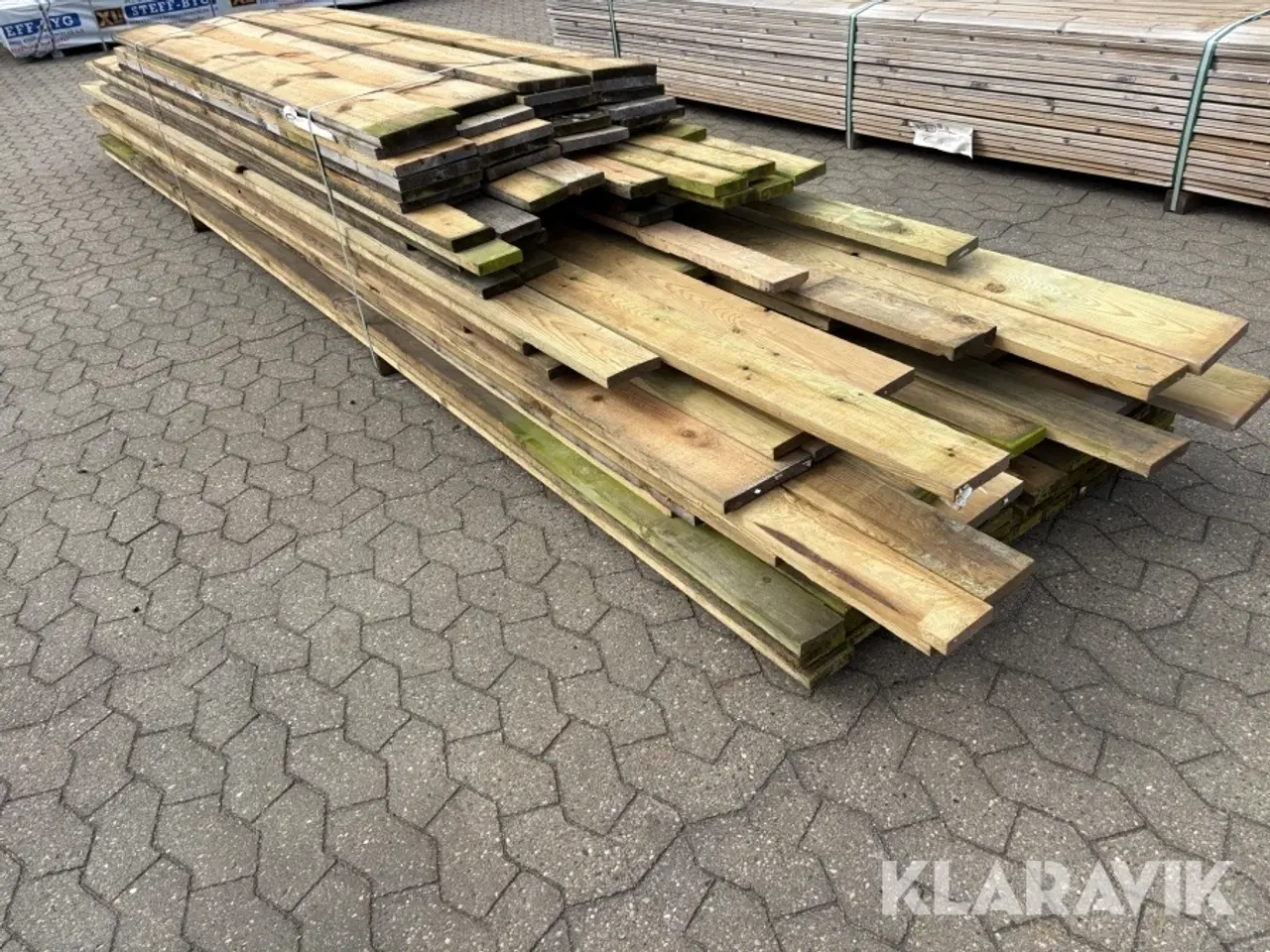 Billede 2 - Blandet lot Trykempraneret træ