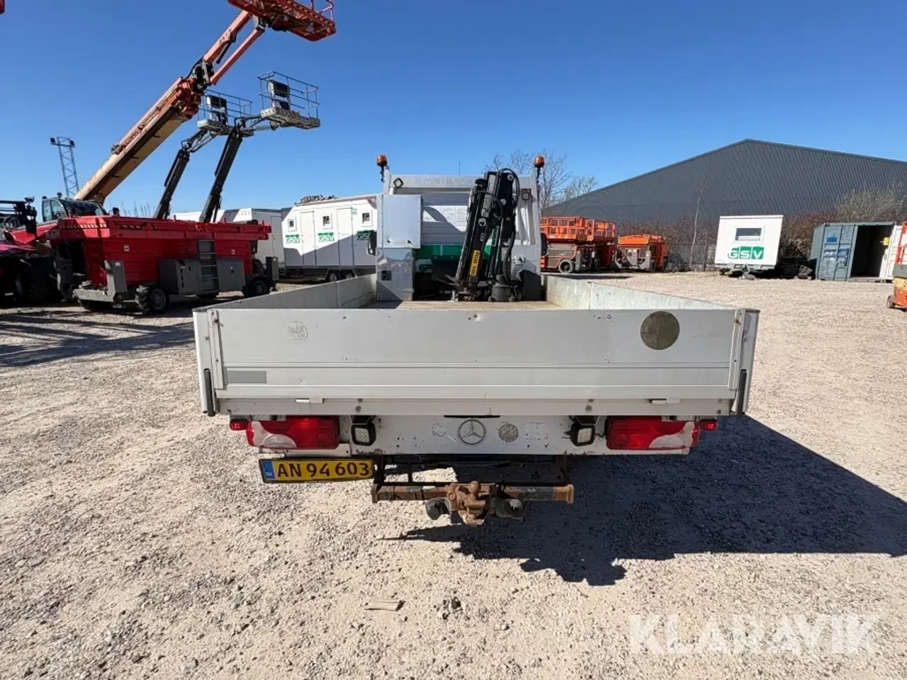Billede 5 - Ladbil med kran og spil Mercedes-Benz