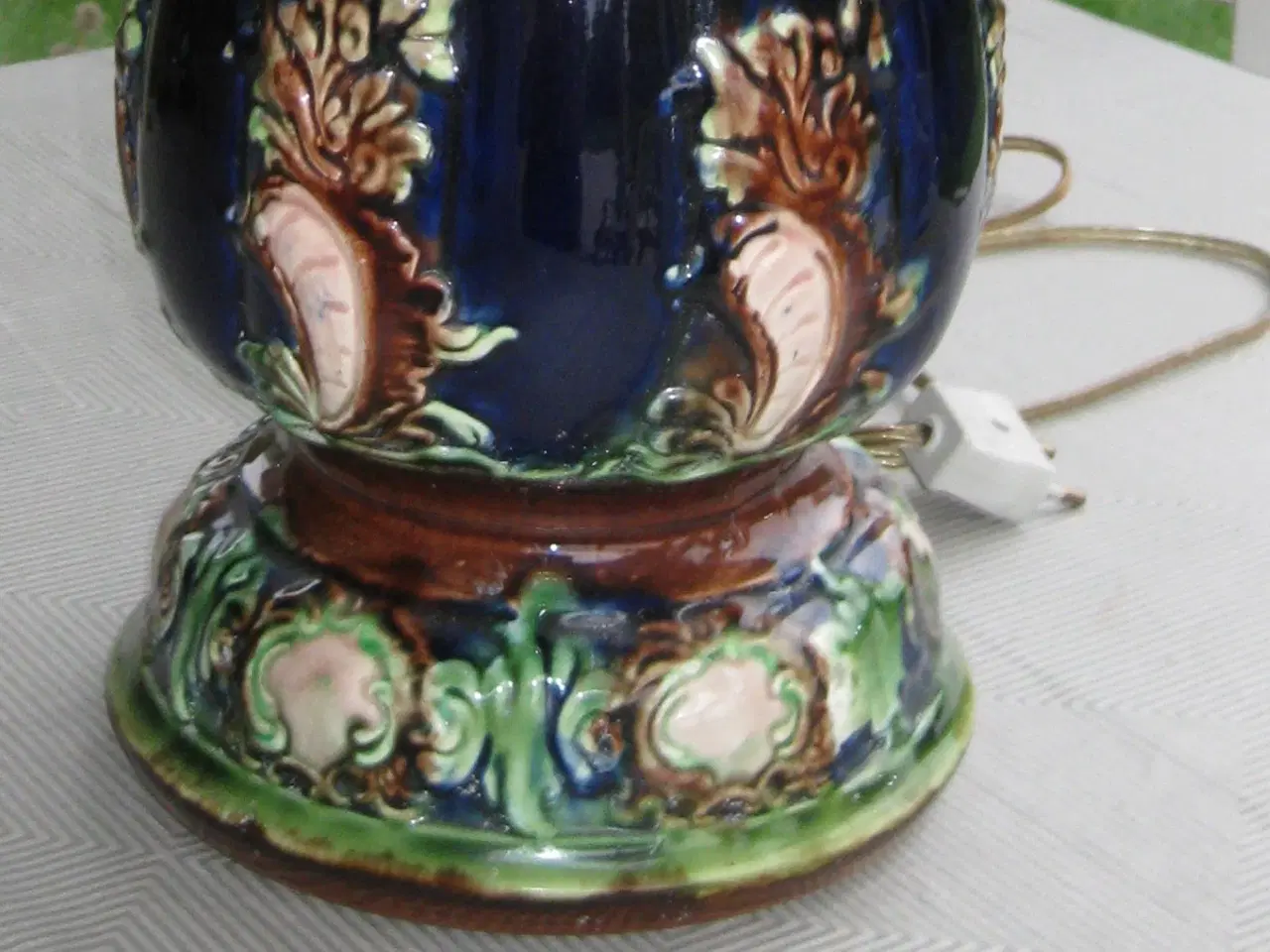 Billede 2 - majolika lampe/vase