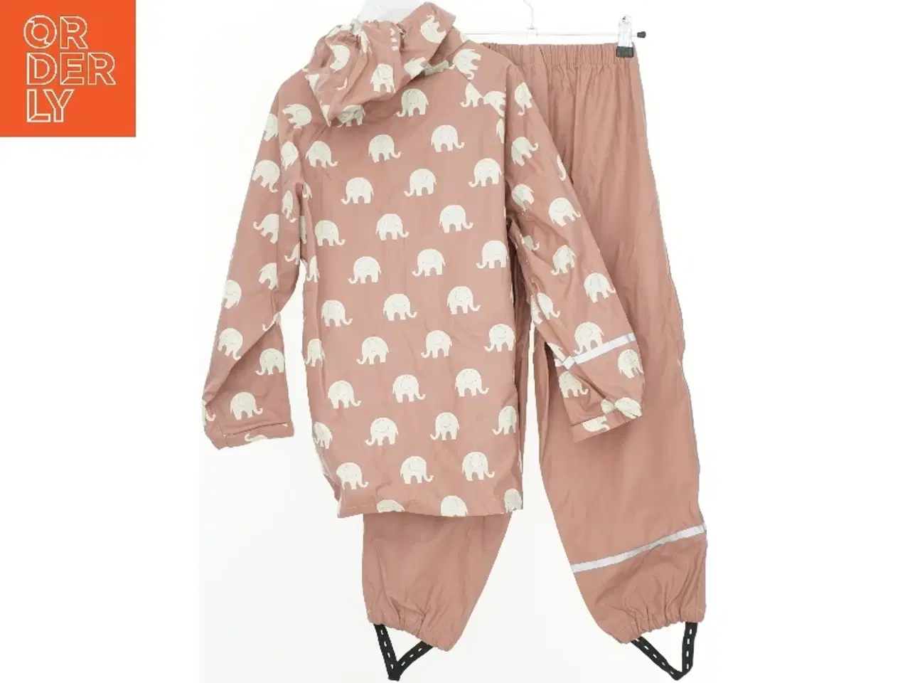 Billede 2 - Lyserødt regnsæt med elefantmønster fra CeLaVi (str. 134)