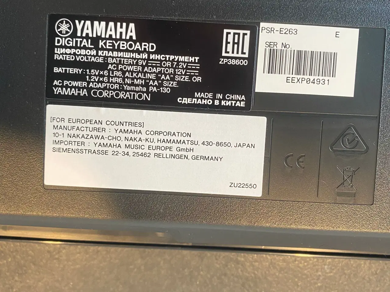 Billede 4 - Yamaha keyboard 