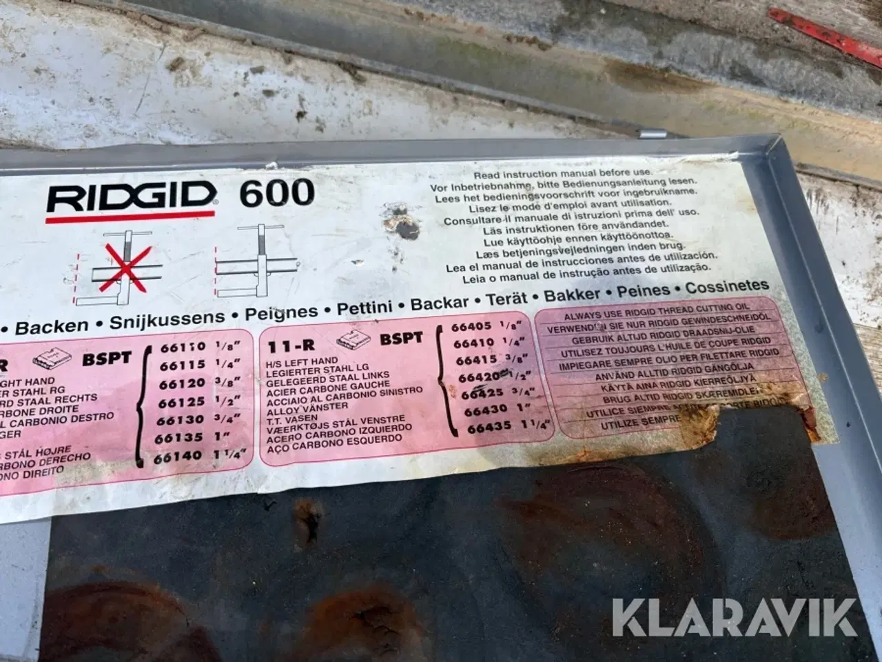 Billede 9 - Rørskærer Ridgid 600 - 2 styk