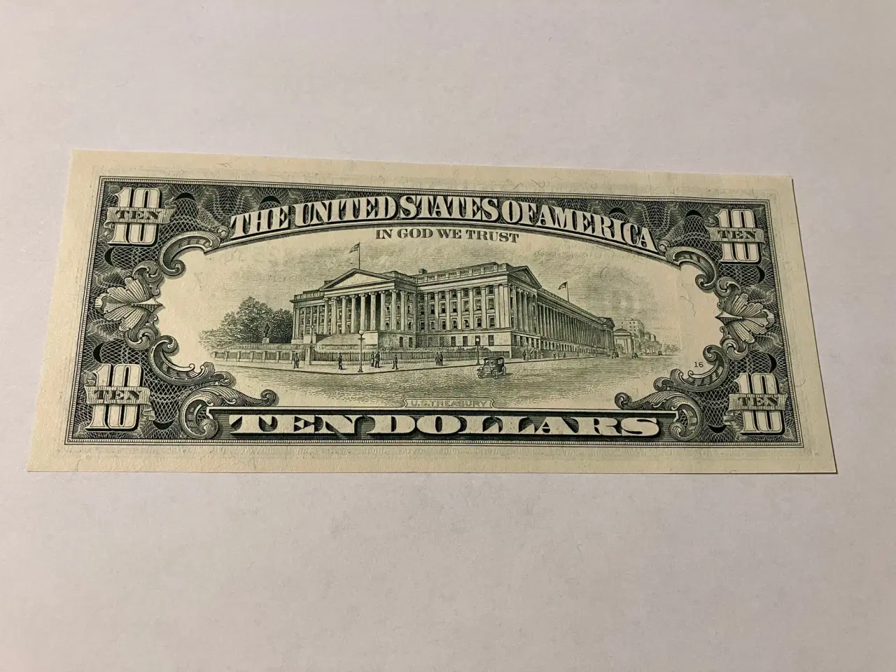 Billede 2 - 10 Dollars 1995 USA - UNC