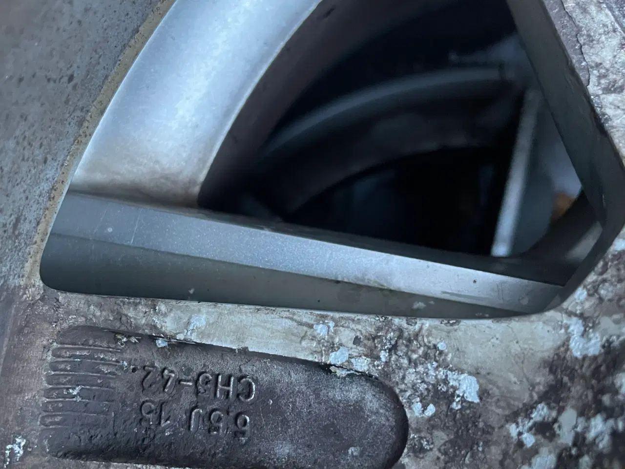 Billede 6 - Alufælge med vinterdæk Peugeot 