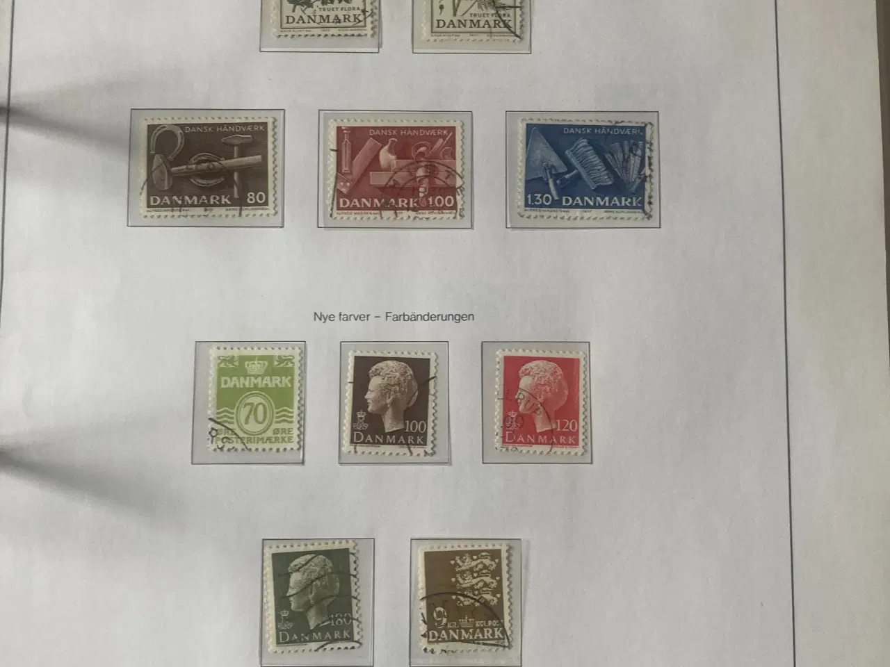Billede 12 - Stender oversigt over frimærker