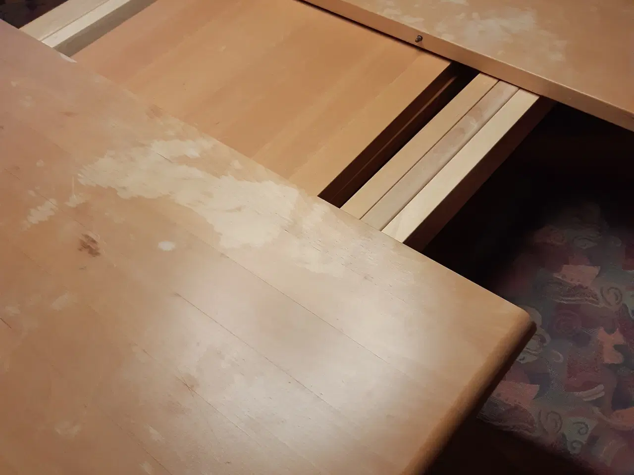 Billede 2 - Skovby spisebord i bøg med udtræk