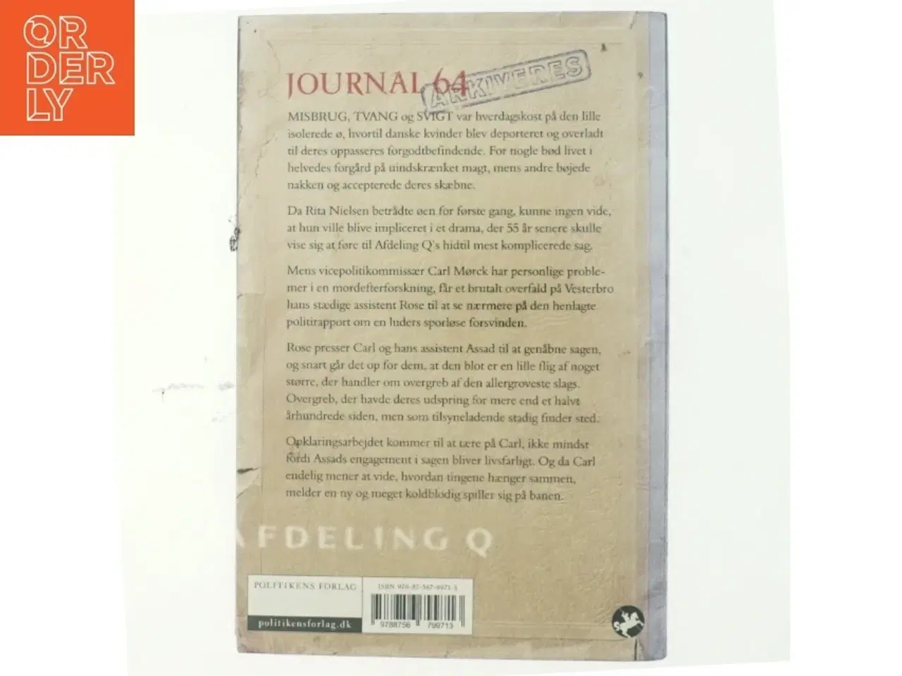 Billede 3 - Journal 64 af Jussi Adler-Olsen (Bog)