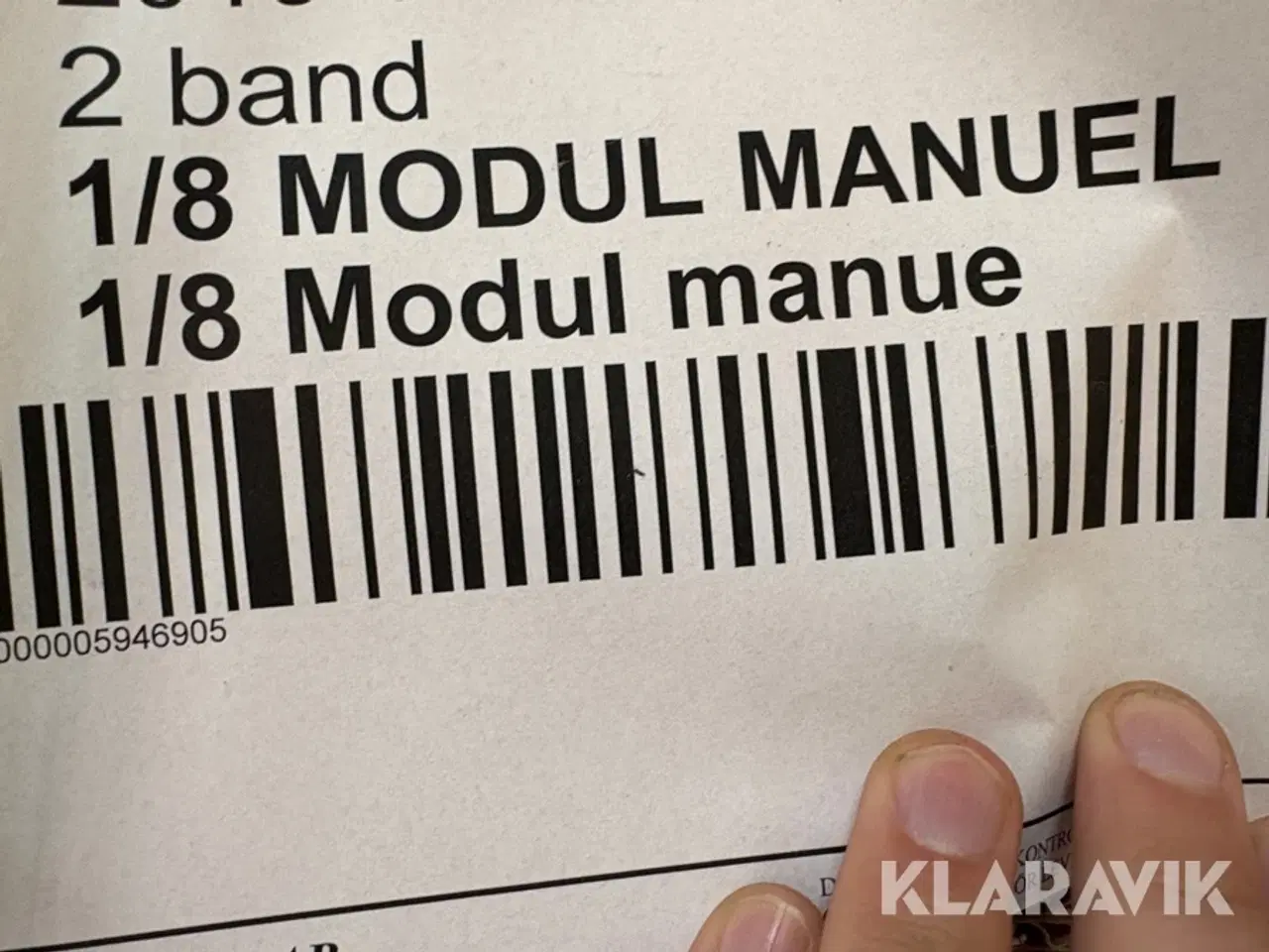 Billede 6 - Papkasse 1/8 modul manuel 870 styk. anslået