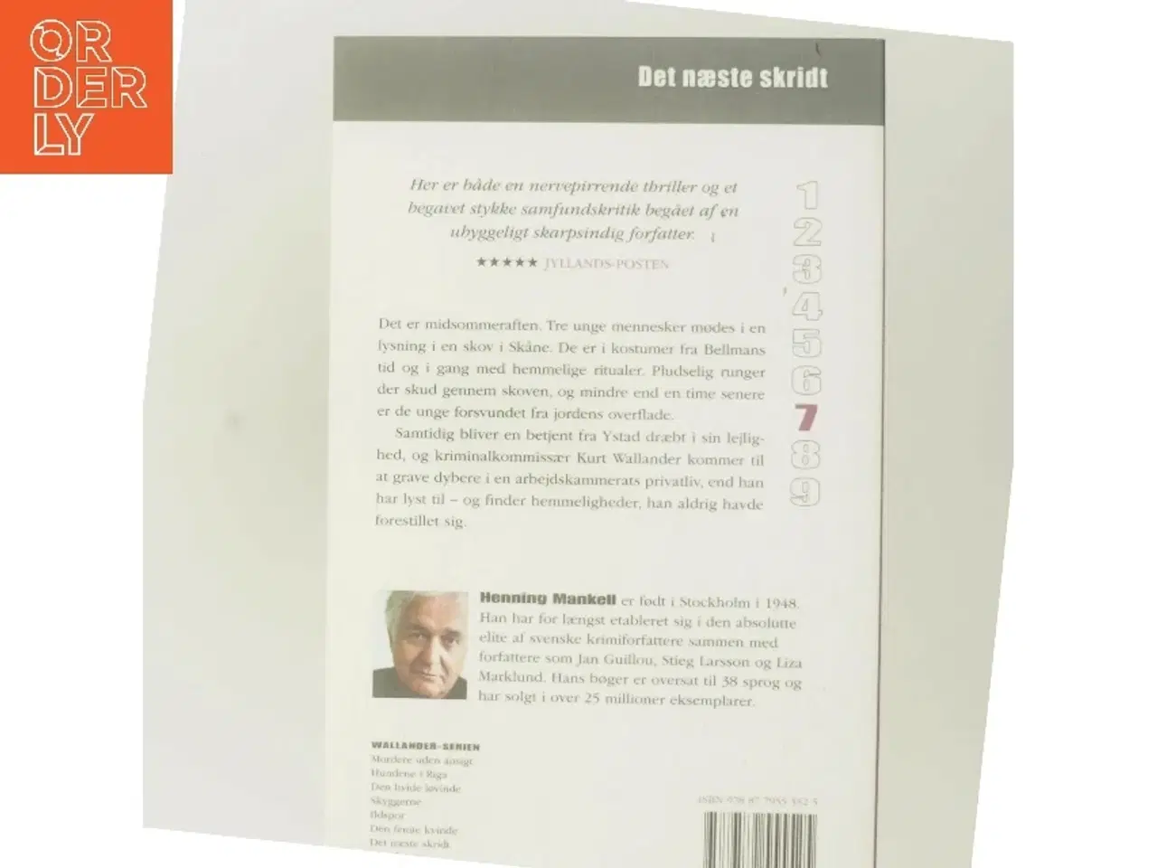 Billede 3 - Det næste skridt af Henning Mankell (Bog)