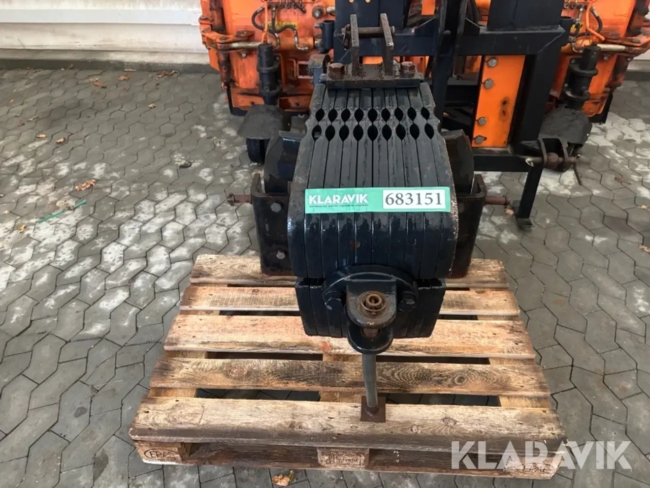 Billede 8 - Vægtramme + klodser New Holland