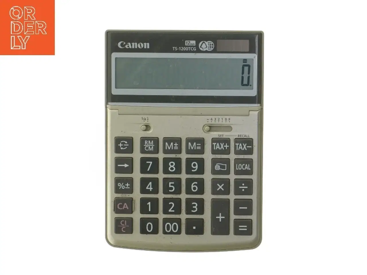 Billede 1 - Canon bordlommeregner fra Canon (str. 18x13 cm)