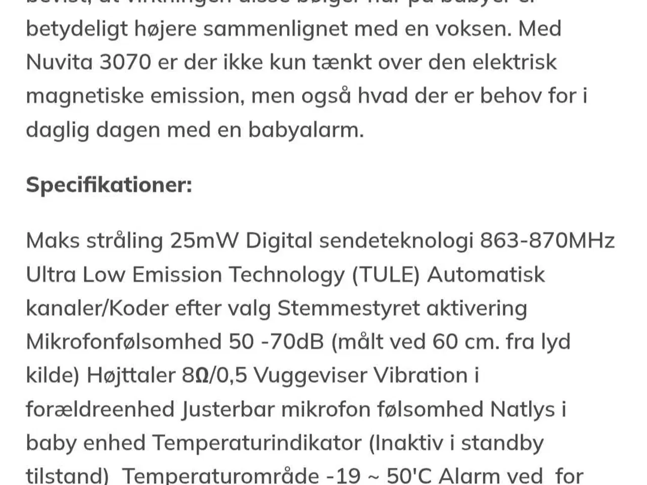 Billede 3 - Nuvita babyalarm