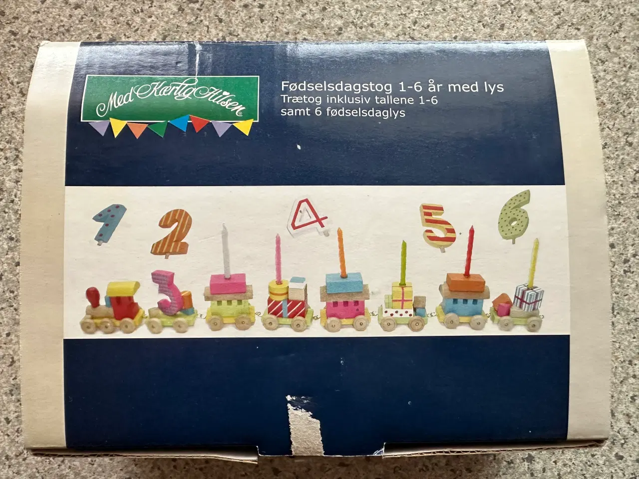 Billede 2 - Fødselsdags tog i træ