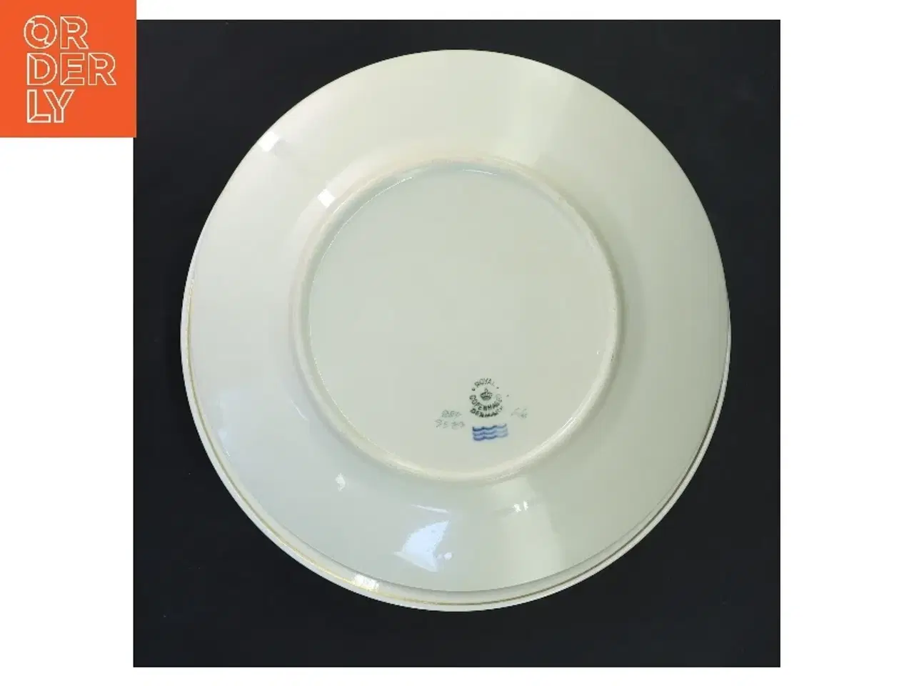 Billede 2 - Sæt med 6 frokost tallerkener Hjertegræs, Royal Copenhagen (str. 6 stk Ø 22 cm) fra Royal Copenhagen