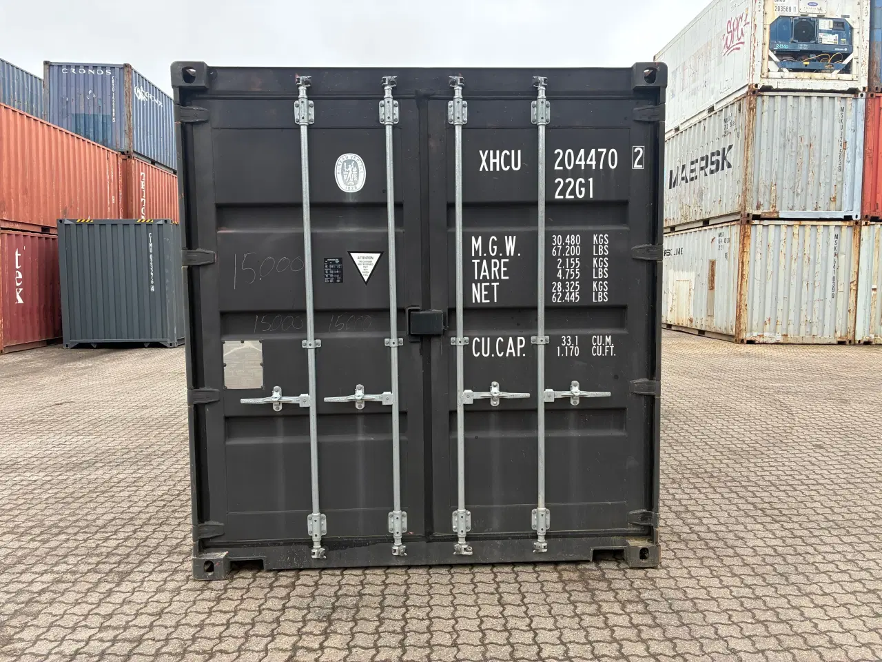 Billede 1 - 20 fods Container- ID: XHCU 204470-2