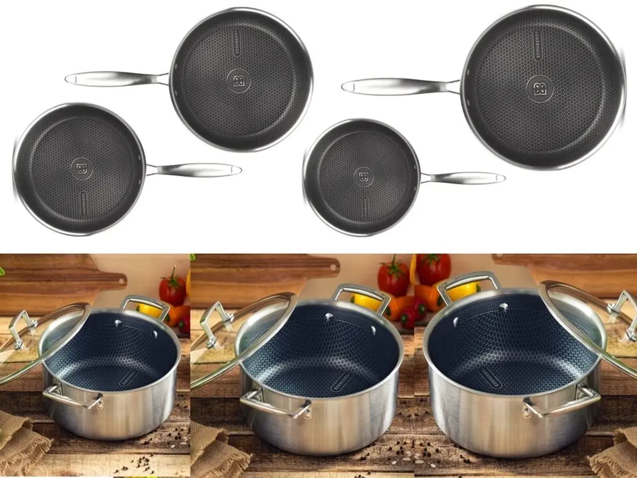 Billede 1 - Kæmpe hybrid gryde/pandesæt.