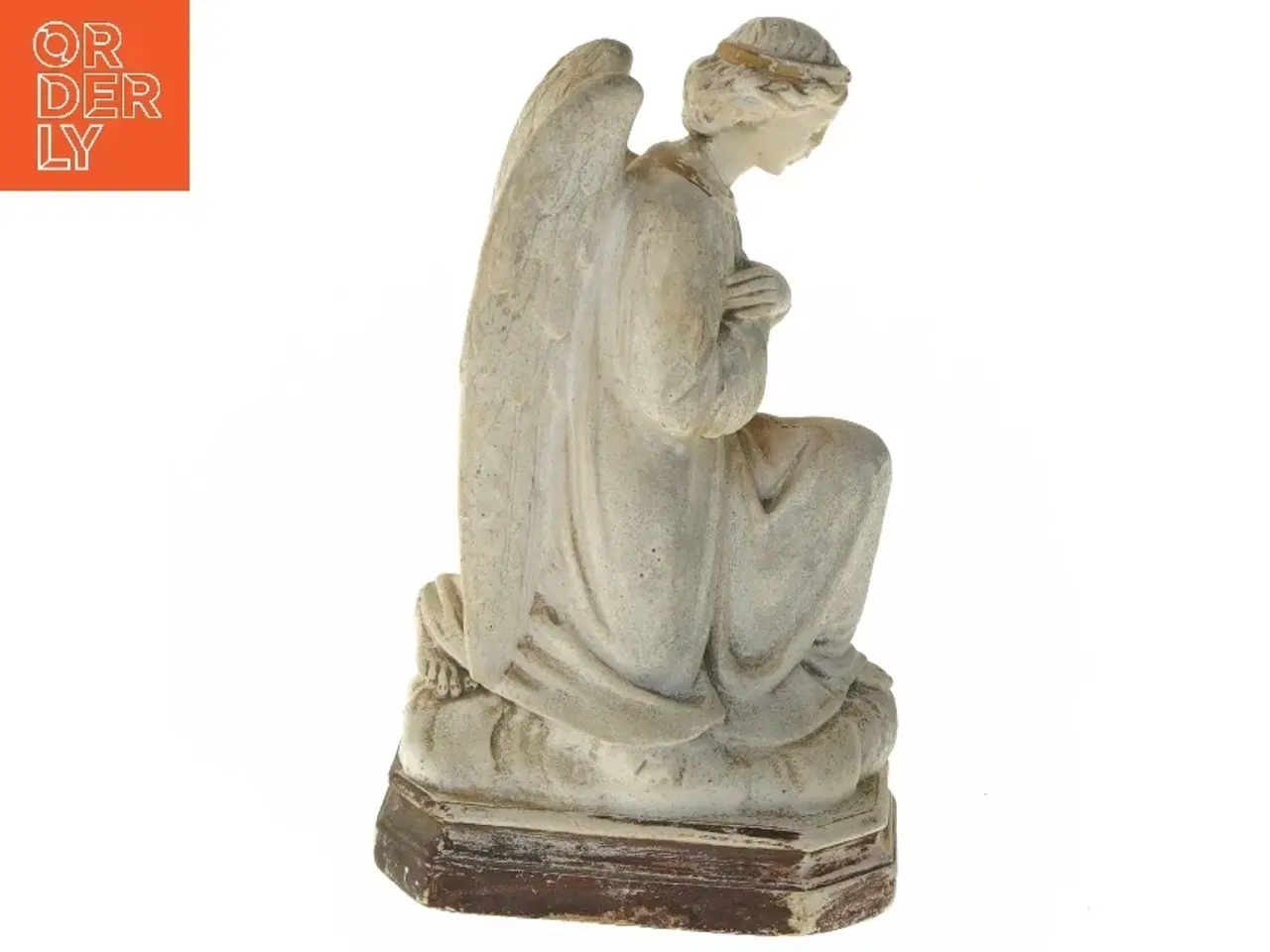 Billede 5 - Statue af knælende engel (str. 22x13x9 cm)