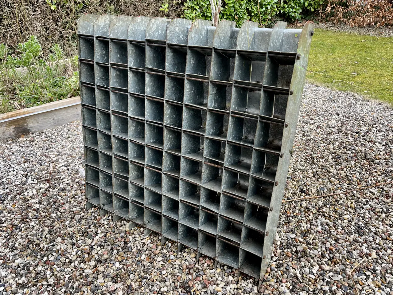 Billede 1 - Reol i zink, original og helt unik