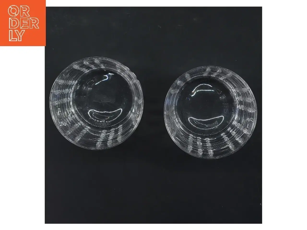 Billede 3 - Glas sæt af 2 (str. 2 stk Ø 8 cm længde 10,5x cm)