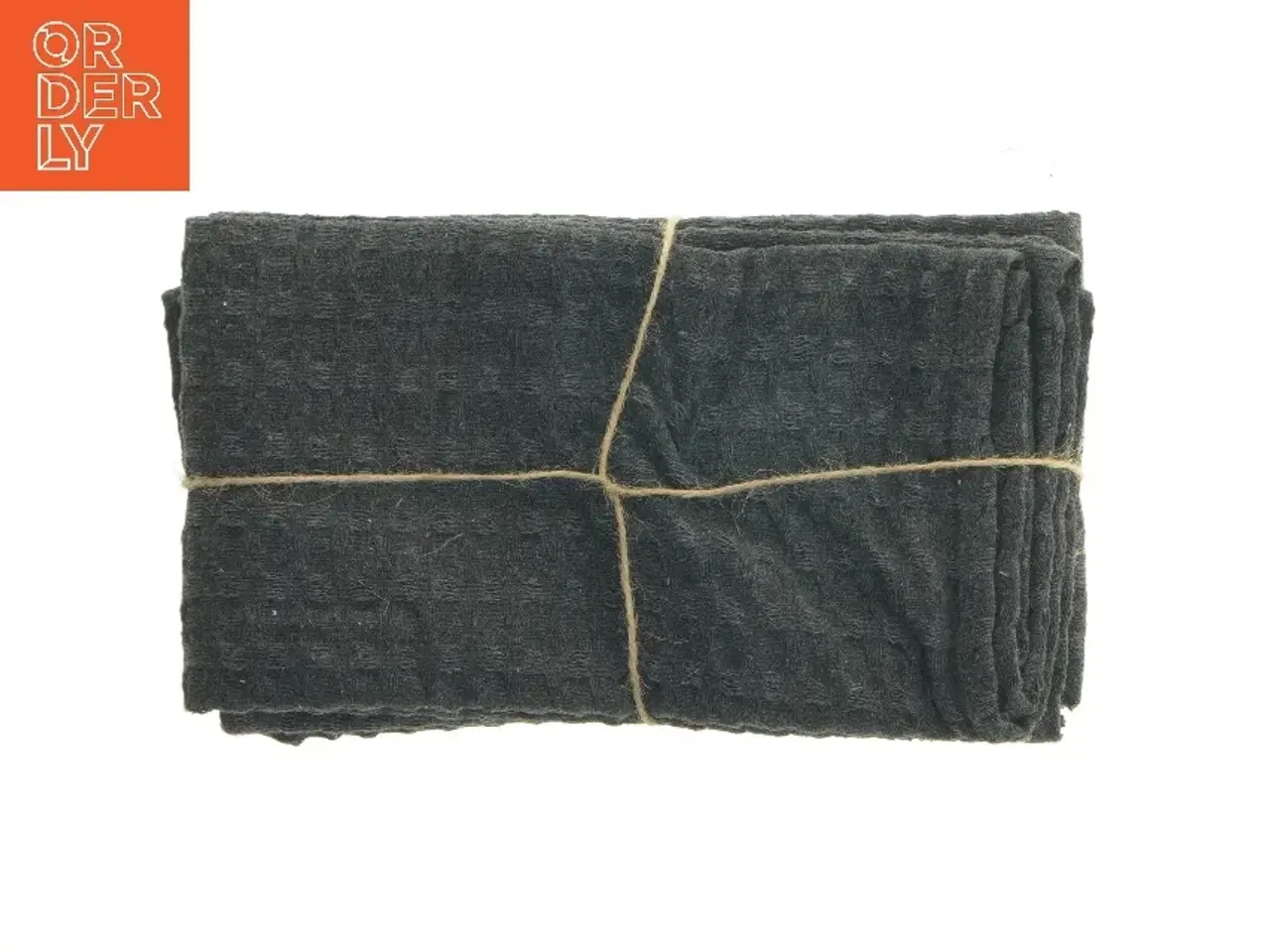 Billede 2 - Grå genbrugstekstiler 2 styk fra Simply Recycled (str. 2 styk. 70 x 53. cm)