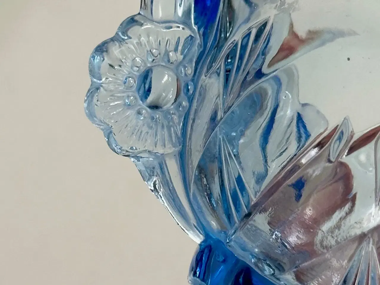 Billede 6 - Lille blå glasskål