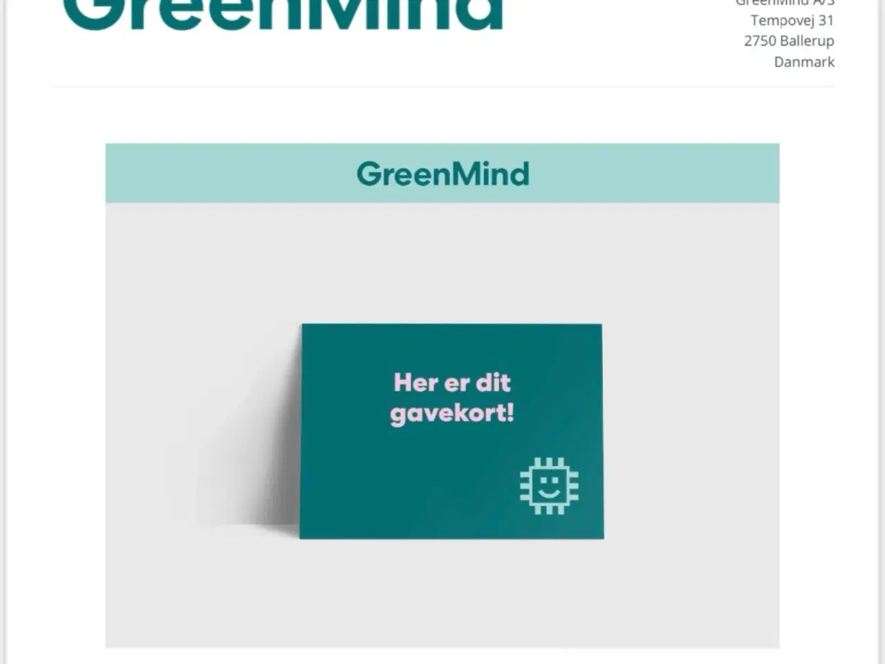 Billede 1 - Gavekort til Greenmind