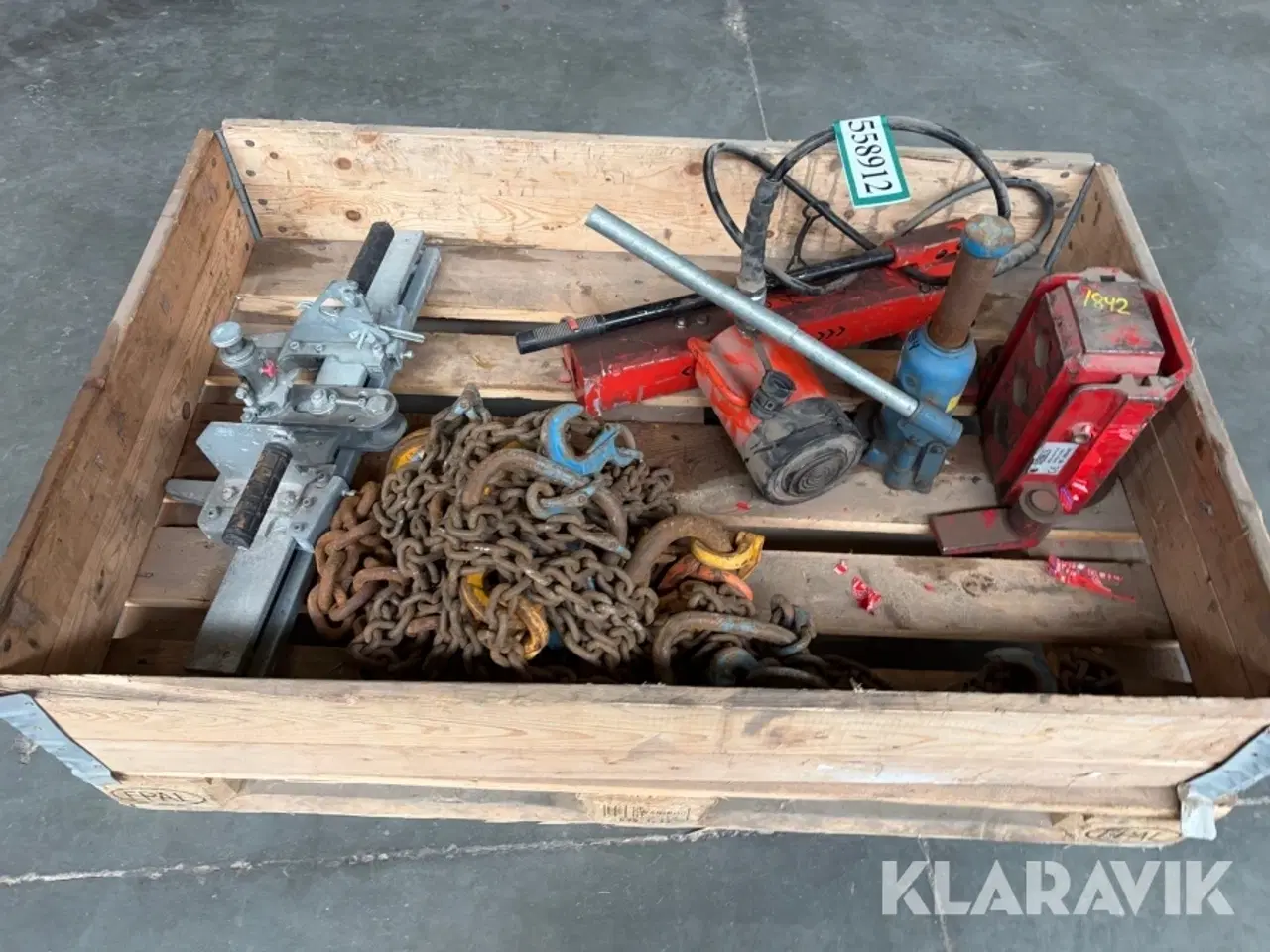 Billede 3 - Lot - kædeslæng, donkrafte og øvrigt
