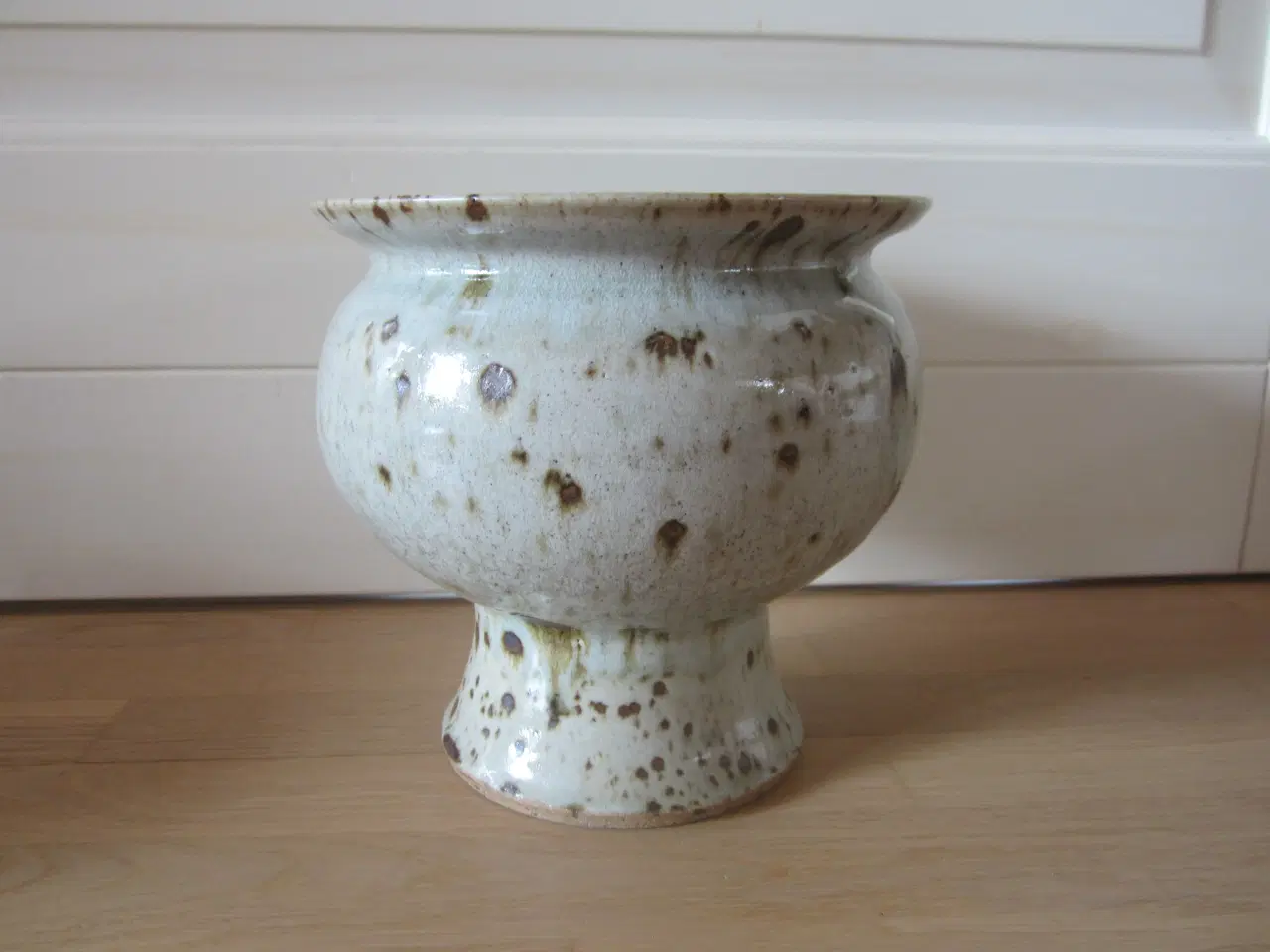Billede 1 - Flot keramik krukke/vase/skål