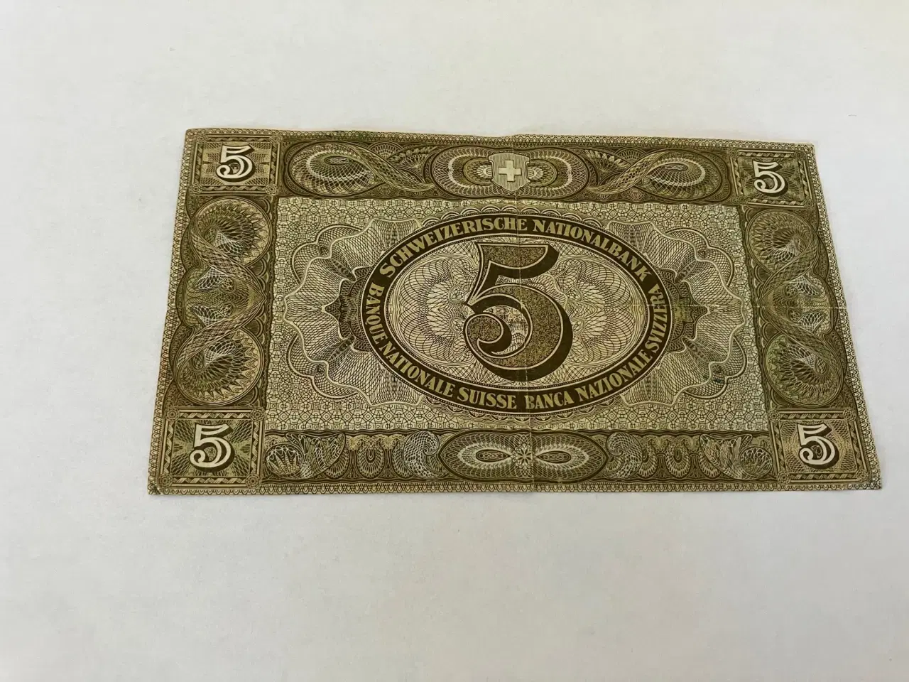 Billede 2 - 5 Francs Switzerland 1949