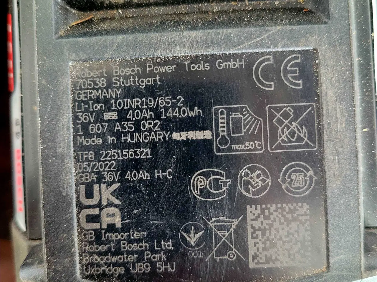 Billede 5 - 2 stk Bosch 36 volt 4.0ah batterier