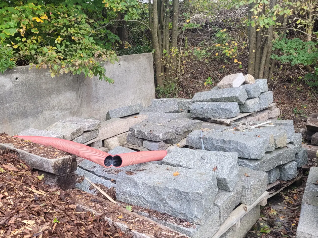 Billede 1 - Granit trappetrin/blokke/kanter blandet