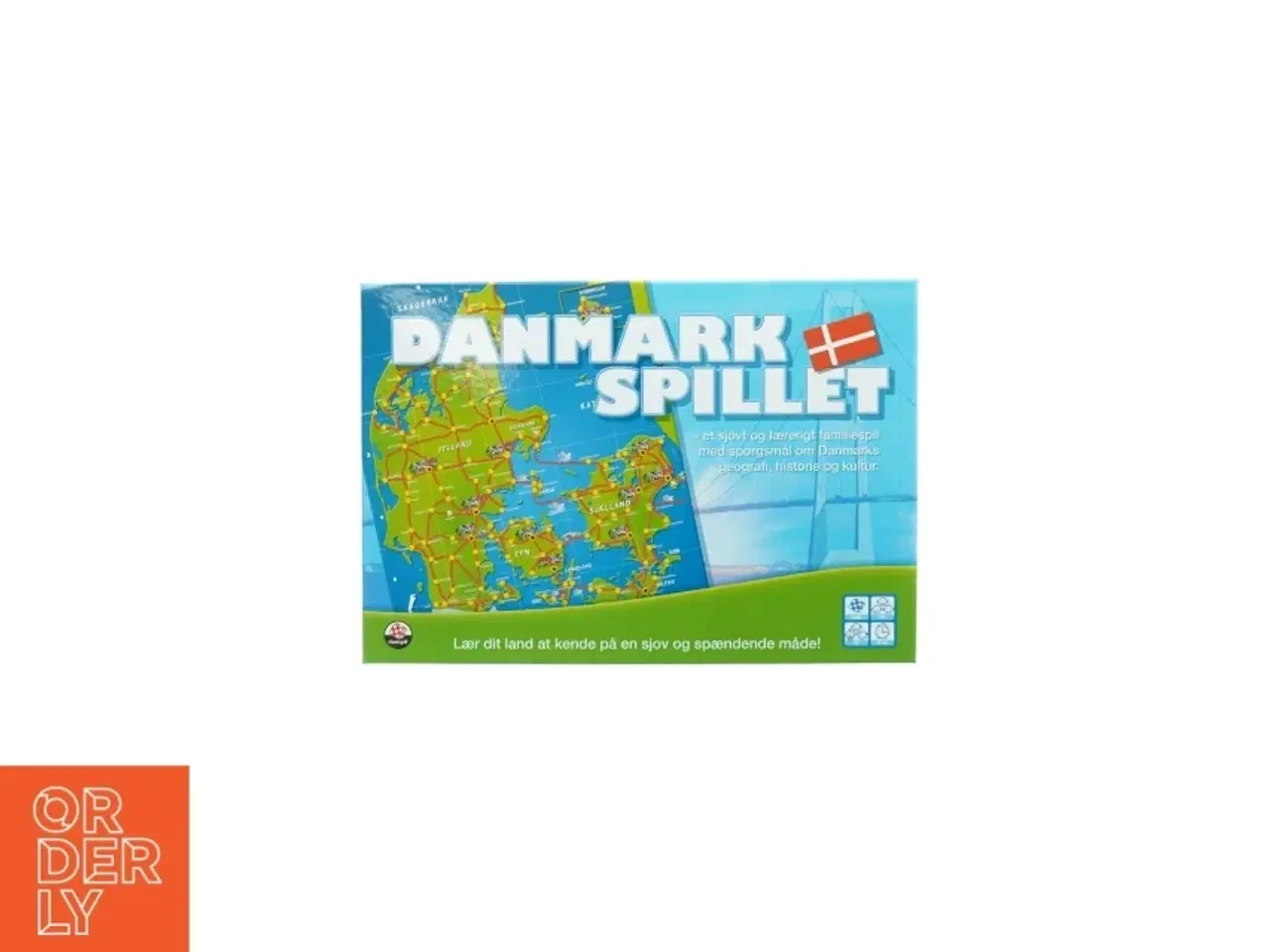 Billede 1 - Danmark Spillet brætspil fra Danspil (str. Plade 72 x 48 cm)