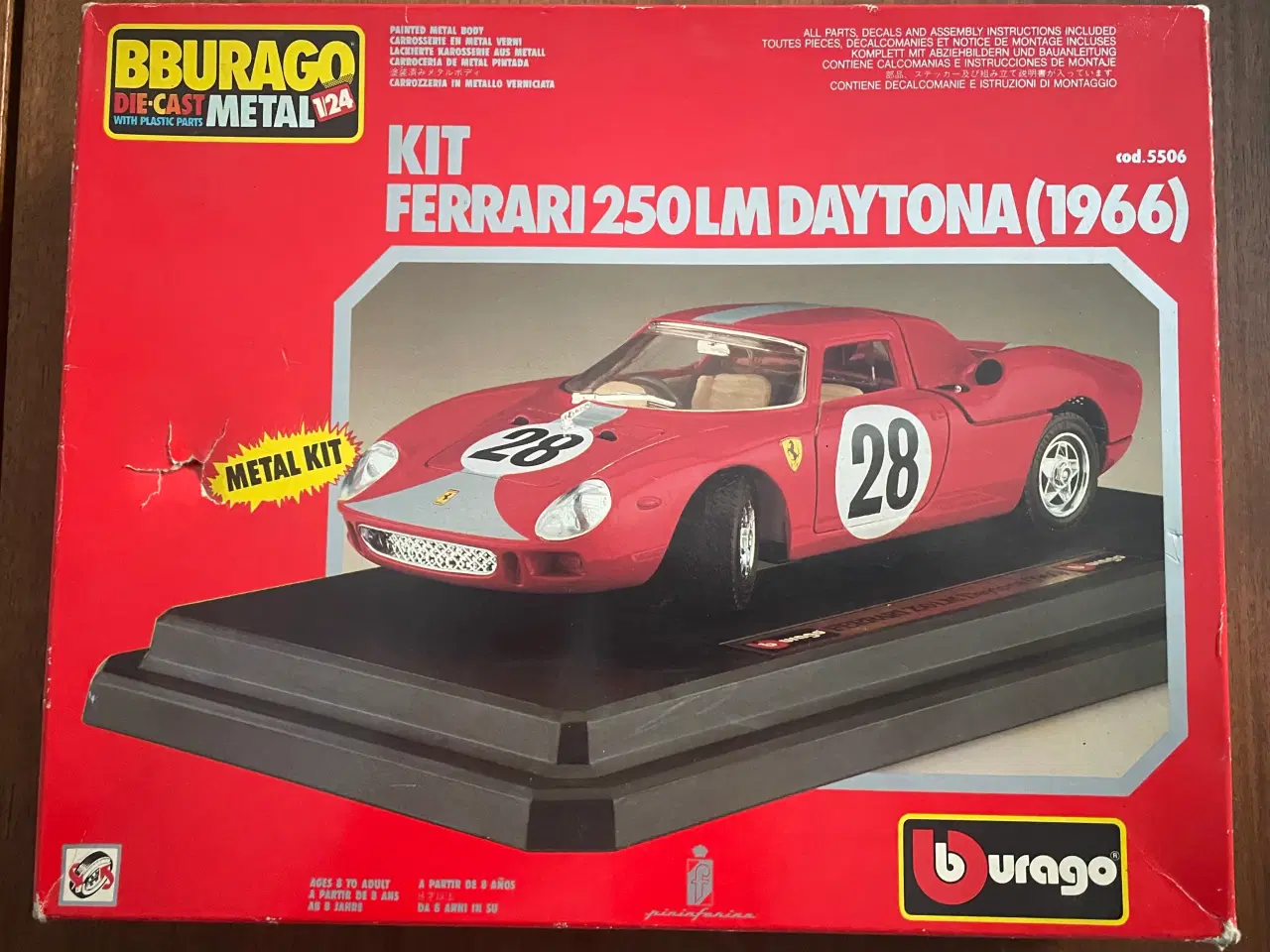 Billede 1 - BBURAGO Ferrari 250 LM Daytona 1/24