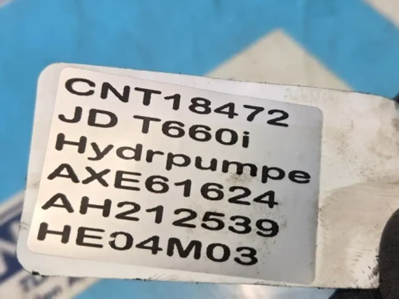 Billede 16 - John Deere T660 Hydraulikpumpe AXE61624