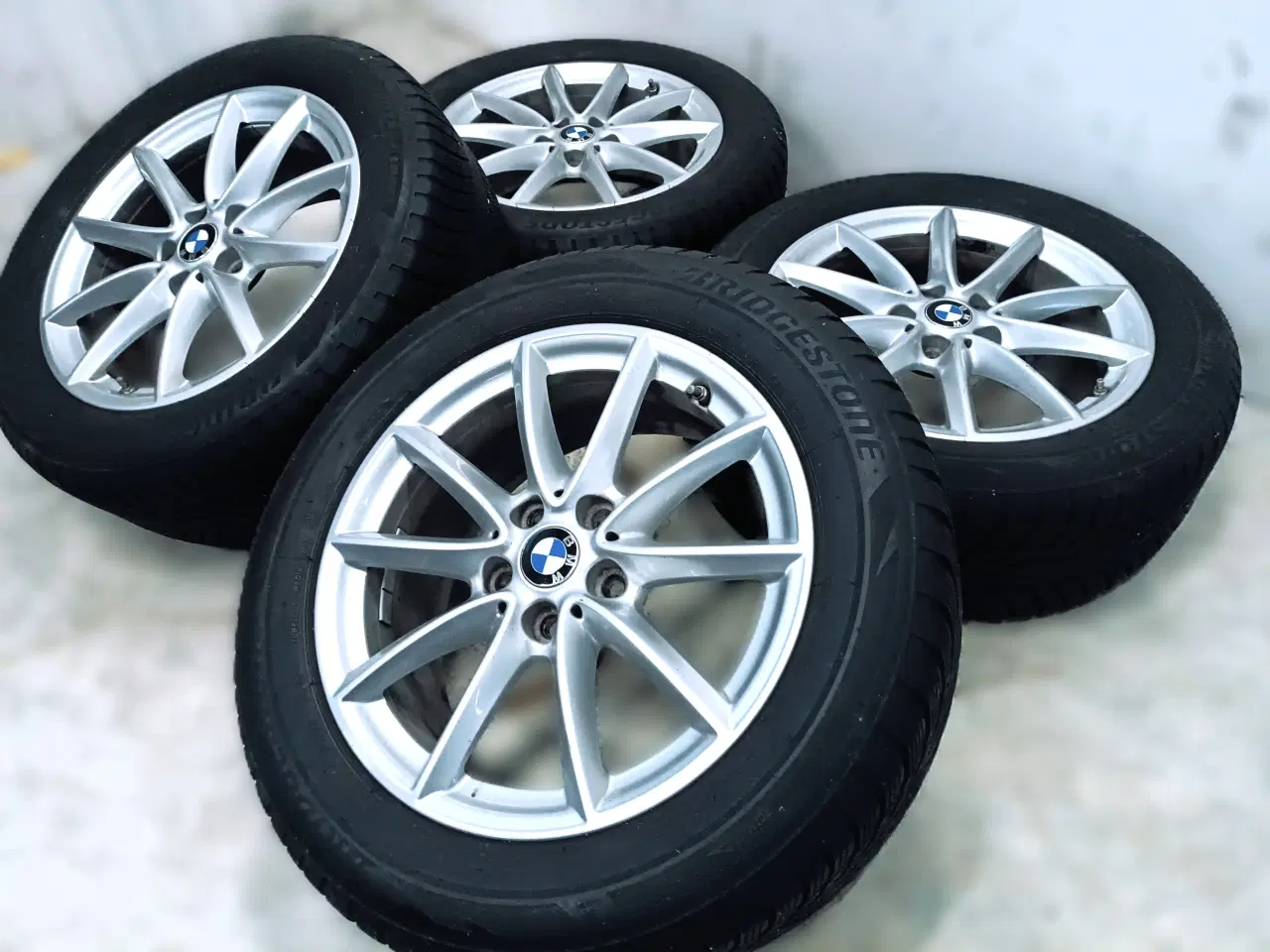 Billede 2 - 5x112 17" ET52 nav 66,6ø BMW vintersæt inkl.TPMS