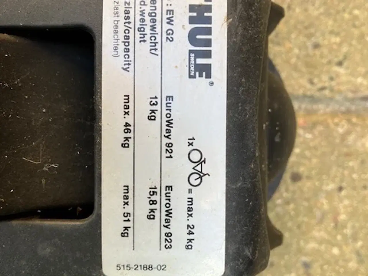 Billede 3 - Cykelholder til 2 cykler, Thule.