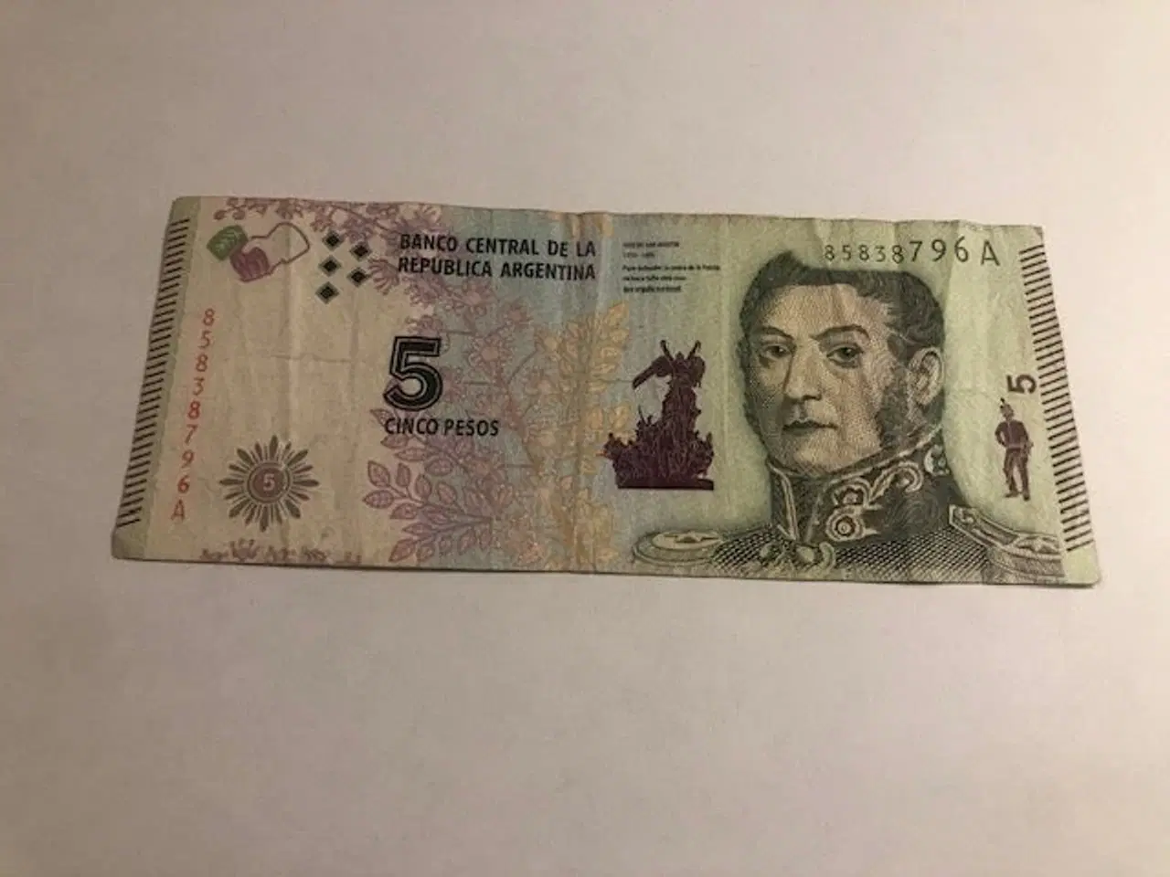 Billede 1 - 5 pesos Argentina