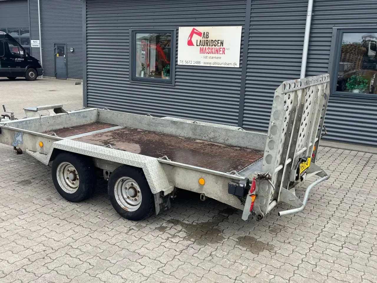 Billede 2 - Ifor Williams GH 126 3500kg maskintrailer  skal ikke synes