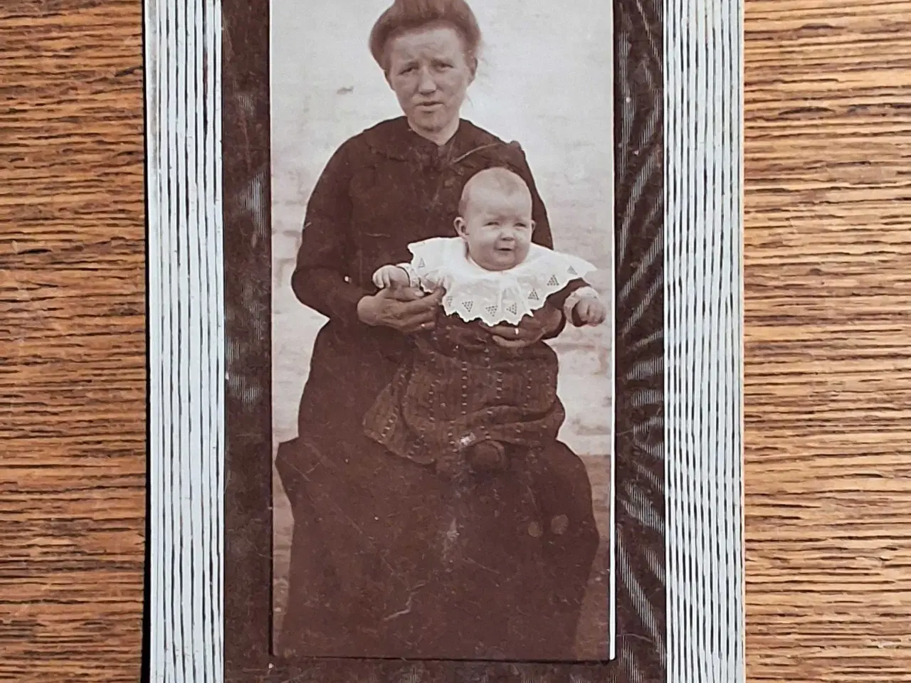 Billede 2 - 4 stk. Antik fotos i postkort størrelse 9x14cm