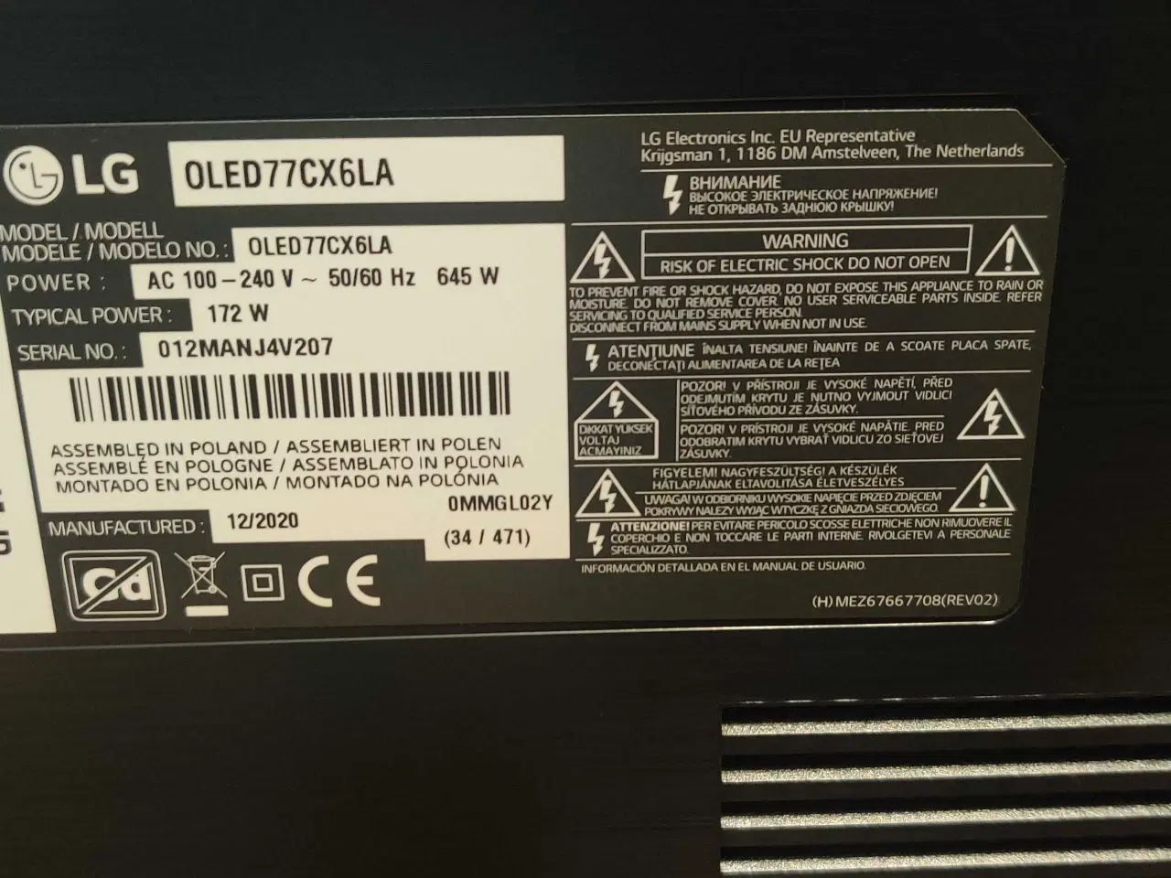 Billede 7 - LG 77" OLED TV (OLED77CX6LA) – Fantastisk billede 