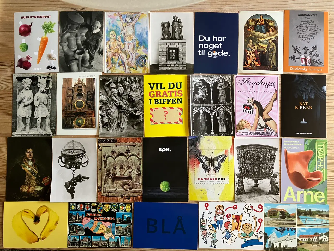 Billede 14 - 4x100 Postkort GO-CARD, reklame- og kunstpostkort