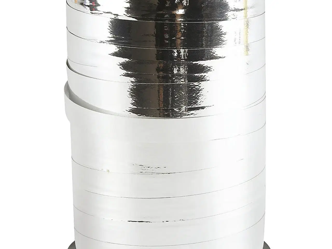 Billede 1 - Metal Sølv Gavebånd 10 mm - 250 m Rulle