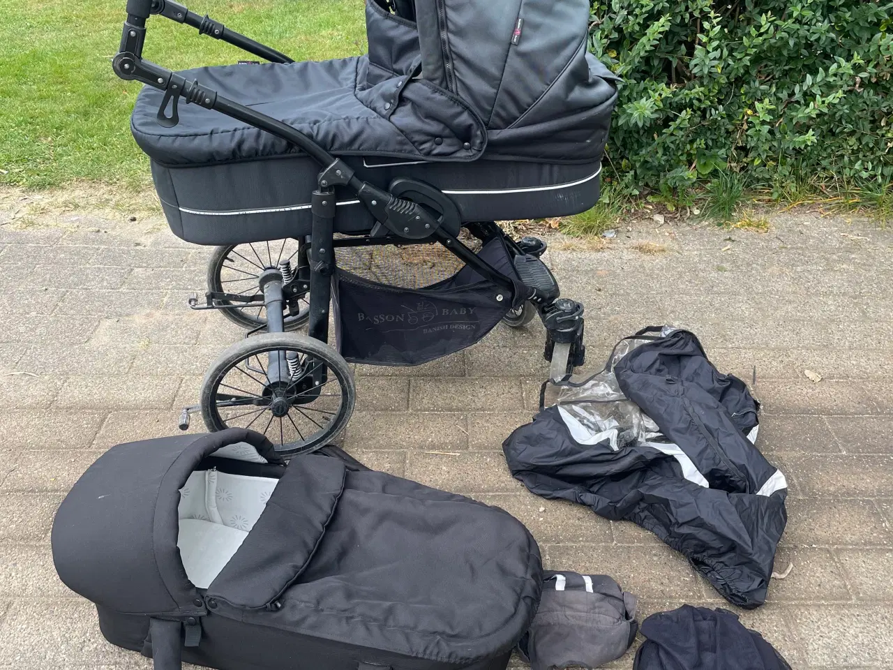 Billede 4 - Barnevogn basson   , 97 cm. Med Regnslag’ og.   Fl