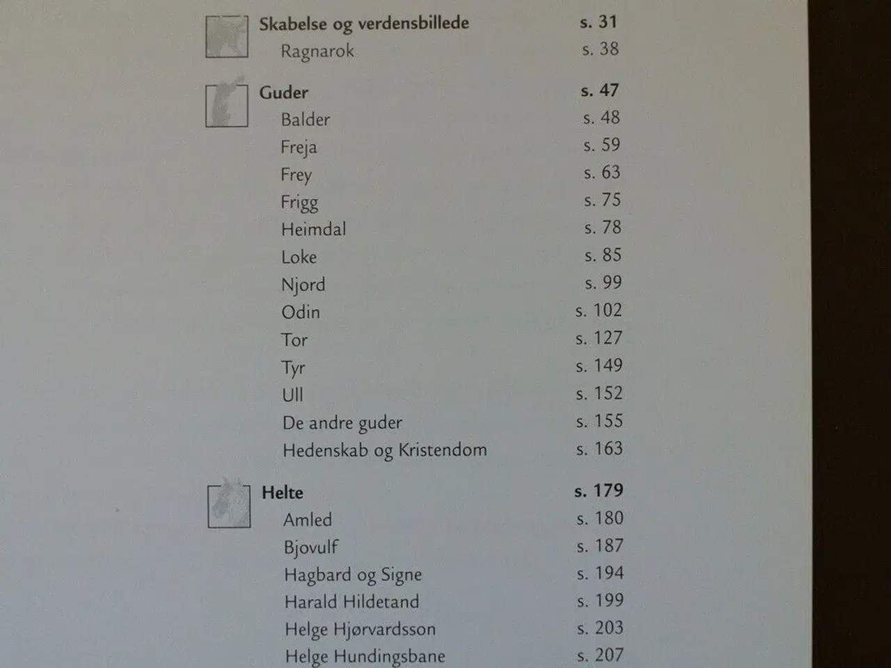 Billede 2 - nordiske guder og helte, af anders bæksted, emne: 